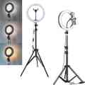 Ring Light Photo Phone Video Light Lamp Ring Fill Light with “7 feet” Adjustable Tripod Stand. 