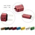 【Silver】 Manul Circuit Breaker Blade Fuse 12/24V 5-30A Mini ATM Circuit Breaker Blade for Car Boat Van Caravan. 