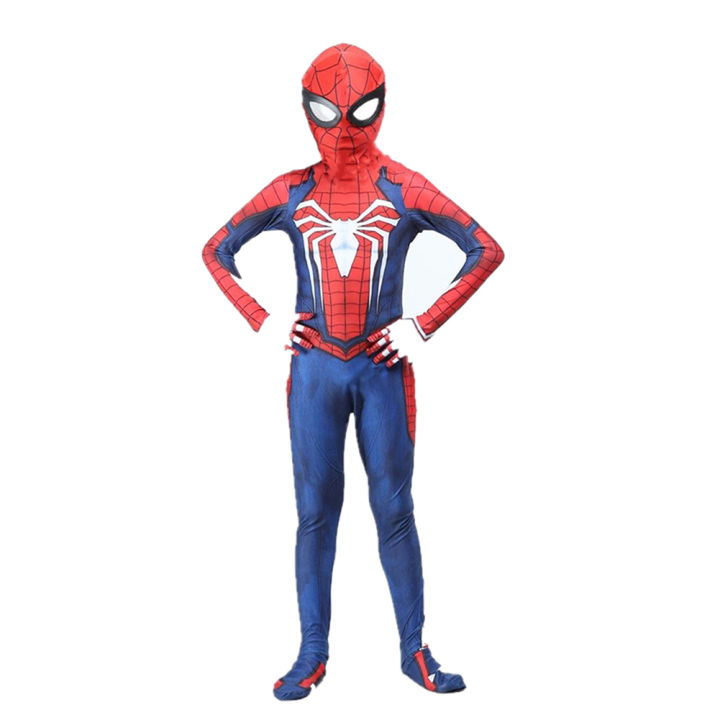 Adult%20Kid%20Long%20Sleeve%20Spiderman%20Slim%20Jumpsuit%20Halloween%20Party%20Cosplay%20Costume%20-%20Image%202