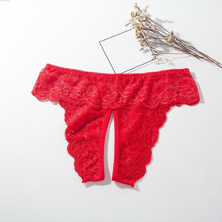 Withoutyou%20%EC%86%8D%EC%97%AC%EB%B3%B8%20women's%20bottoms%20panties%20women's%20lace%20cut-out%20opening%20thong%20low%20Original%20rise%20cotton%20underwear%20brazilian%20bikini%20solid%20color%20briefs%20%EC%9D%BC%EC%9E%90%EC%98%B7%20-%20Image%205