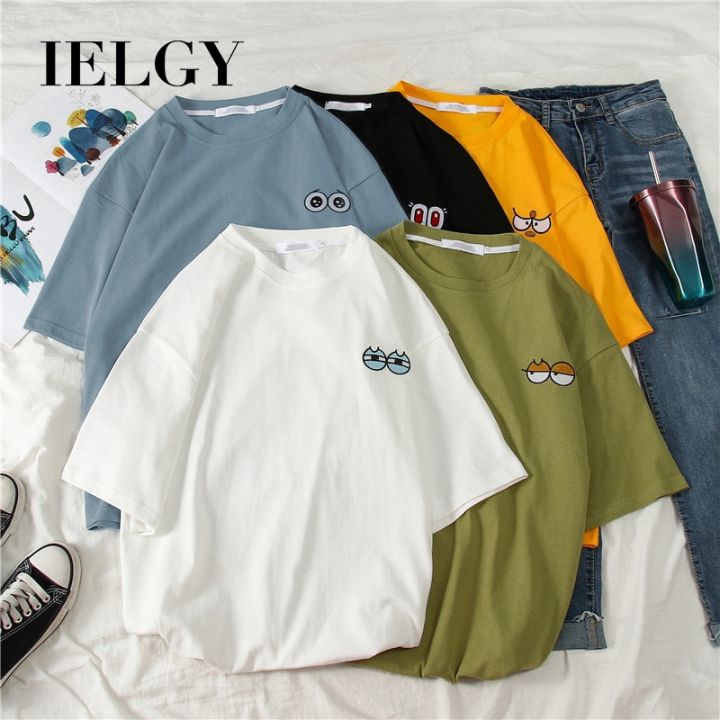 IELGY%20summer%20women's%20new%20half-sleeved%20shirt%20tide%20ins%20short-sleeved%20t-shirt%20-%20Image%203