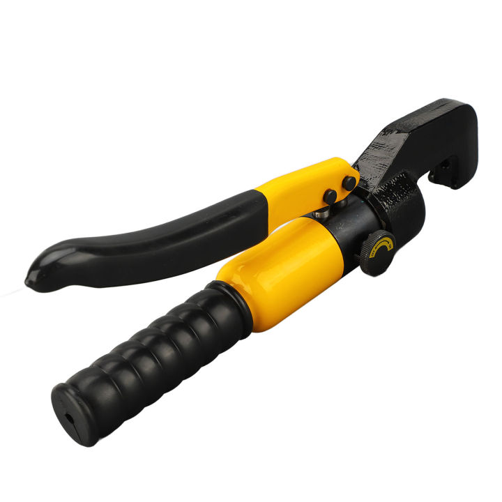 Hydraulic Crimping Pliers 10mm Stroke Hydraulic Wire Crimper 4-70mm² Range for Copper Aluminum Terminal Lug