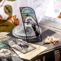 Panda Online 6PCS Helia's Daily Series PET Waterproof Bookmarks for Books Holder Share Book Markers Tab Decoration. 