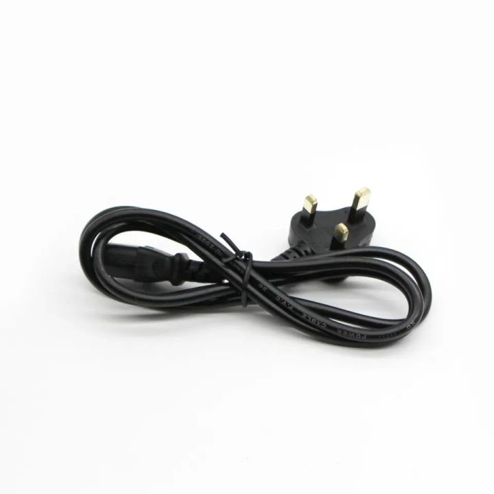 AC power Cable 3 Pin to 2 pin female out 1.5M with 13A plug base for TV, Radio, DVD, Torch