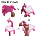 Children Led Projector Art Drawing Table Kids Painting Board Desk. 