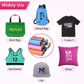 20 Colors PVC Heat Transfer Vinyl Film Heat Press Machine T-Shirt Iron On HTV Printing DIY Clothing Film. 