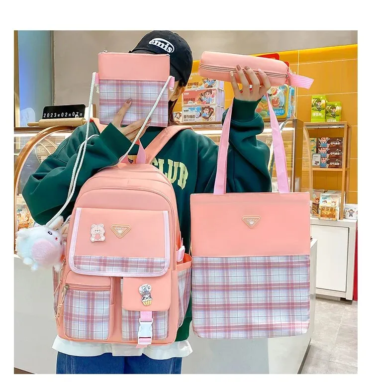 Children's School Backpack Pcs Sets school bags for girls Kids