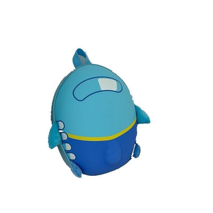 Children's Eggshell Bag2023New Cartoon Cute Fashion Small Plane Kindergarten Backpack Campus All-Match School Bag