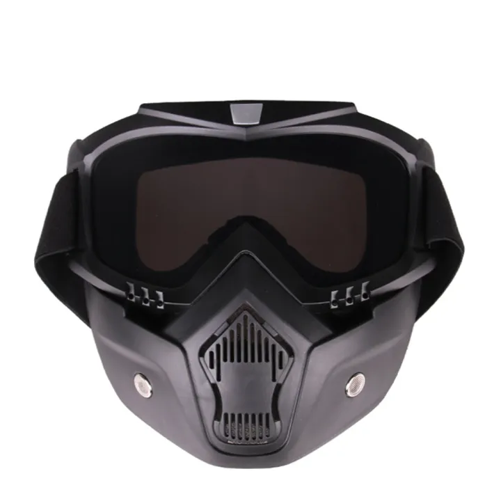 wanglin%C2%AE%20Motorcycle%20Mouth%20Filter%20Detachable%20Anti-UV%20Windproof%20Goggles%20Face%20Mask%20Helmet%20%EF%BC%9ACOD%20-%20Image%206