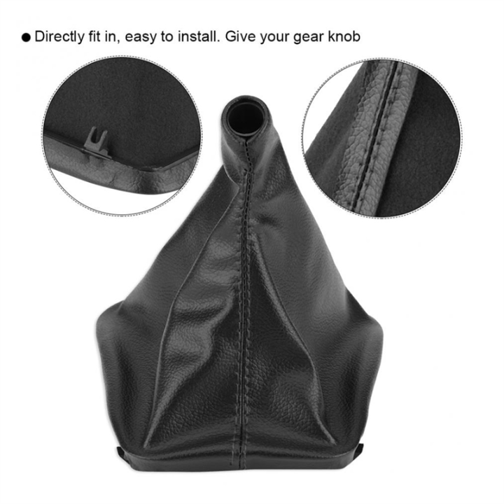 Black%20Shift%20Gear%20Dust%20Cover%20PU%20Leather%20for%20BMW%20E30%20E34%20E36%20E46%20Z3%20Boot%20Gear%20Lever%20Gaiter%20Cover%20-%20Image%204
