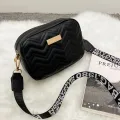 Yfashion Women Pu Leather Fashion Bag Embroidered Small Square Pouch Mini Shoulder Messenger Bag. 