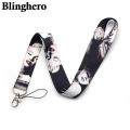 【GlobalTrendz】CA696 Blinghero Art Printed Neck Lanyard Key Band Mobile Phone Strap For Phone Keys ID Card Holder 1pcs. 