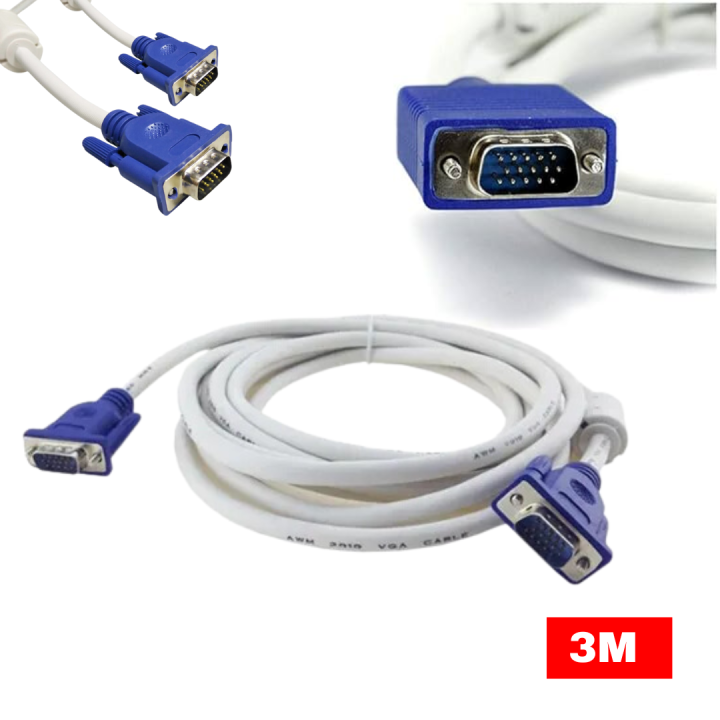 VGA%20Cable%203M%20(White)%20-%20Image%202