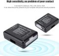 Power Supply Tester, 24Pin Computer PC Power Supply Tester PSU/ATX/SATA/HDD Connectors Power Supply Tester with Indicator Light, Black. 