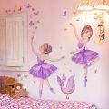 Dancing Girls Children Room Wall Stickers Baby Butterfly Wall Stickers for Girls Stickers for Kids Room Nursery Decor Wallpaper. 