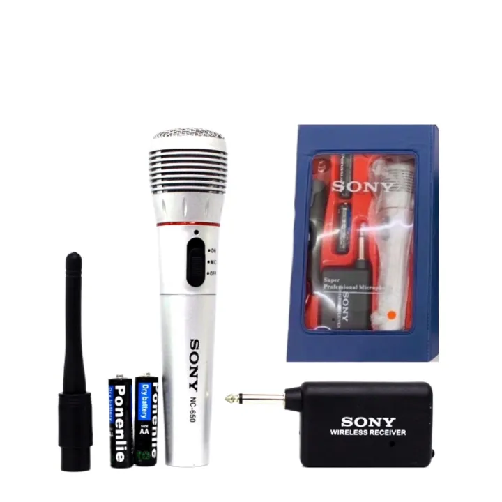 2in1%20Microphone%20Super%20Professional%20System%20FM%20Transmitter%20Wireless%20Receiver%20/%20Set%20Sistem%20Mikrofon%202%20Dalam%201%20Sony%20Professional%20NC650%20Wireless%20Microphone/Mic%20-%20Image%206