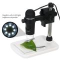 KOGEEK 300X Magnification 5M Pixels USB Digital Microscope with Stand Magnifier with 8-LED Light. 