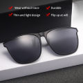 EB Polarizing Clip On Sunglasses UV400 Photochromic Goggles Outdoor Anti Glare Square Glasses for Cycling Driving Fishing Hiking. 