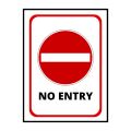 No Entry Sign Board - FOAM BOARD MATERIAL. 
