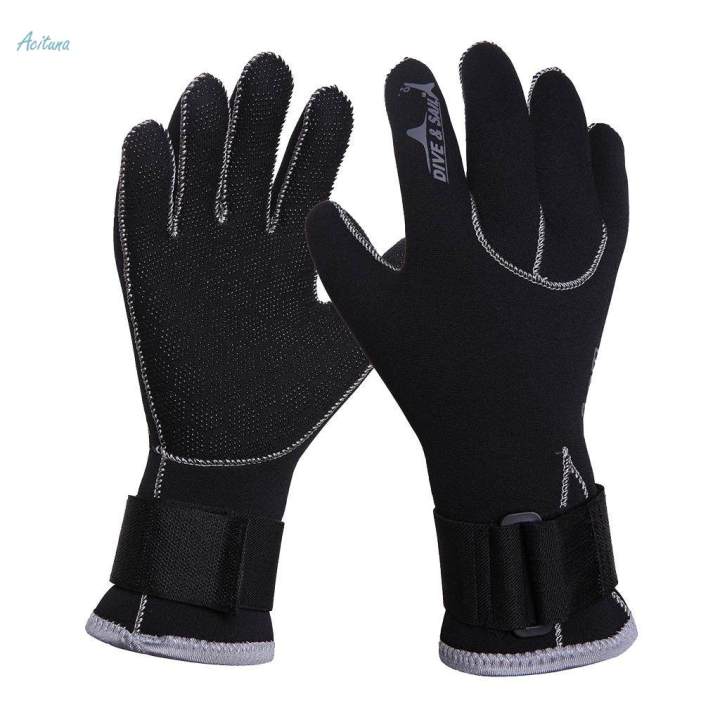 Wetsuit Diving Thermal Gloves for Men Women Kayak Boat L