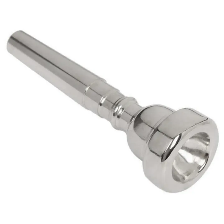 Rumpet Mouthpiece- 7C 5C 3C Copper Alloy Plated Trumpet Mouthpiece Musical Instruments Accessories-Silver 7C