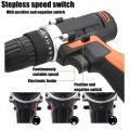 Multifunctional Electric Hand Drill Household Cordless Screwdriver Drill Rechargeable Power Tools Screwdriver. 