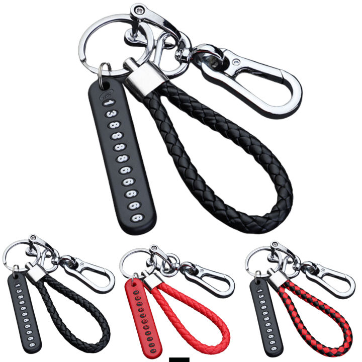 Car key chain men's pendant ring key chain remote lock key chain universal key chain creative metal waist string key bag A 500 L