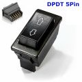Universal DPDT 5 Pins Plastic 12V 20A Auto Car Power Window Control Switch Black. 