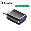 BlueWow S43 Apple Lightning OTG adapter for IP adapter For iPad ios for USB flash Drive keyboard mouse. 