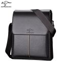 Kate Document Flip Men's Casual Bags Business Texture Fashionable Men's Shoulder Bag Crossbody Bag Genuine Leather Kangaroo. 