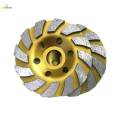 Diamond Grinding Cup Wheel 4" 12 Segment Grinding Wheel for Woodwork Carving 16 holes. 