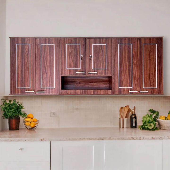 Kitchen Pantry /Cupboards Melamine 6 Door rack - A  - pantry cupboard  , 5 years warranty