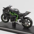 kawasaki ninja h2r toys 1:18 Scale mini maisto Kawasaki Ninja H2 H2R diecast street Supersport bike trail racing motorcycle modeling toy for kid's boysBalloons. 
