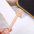 1/5/10/20PCS 8CM Mini Wooden Honey Dipper High Quality Honey Stir Bar Mixing Handle Jar Spoon Kitchen Tools. 