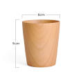 275ml Wooden Cup Unique Design Handmade Durable Jujube Wood Mug Eco-Friendly Natural Handcrafted Cup for Kitchen Essentials Gift Item Tea Drinkers Coffee Aficionados Milk & Juice Consumption. 