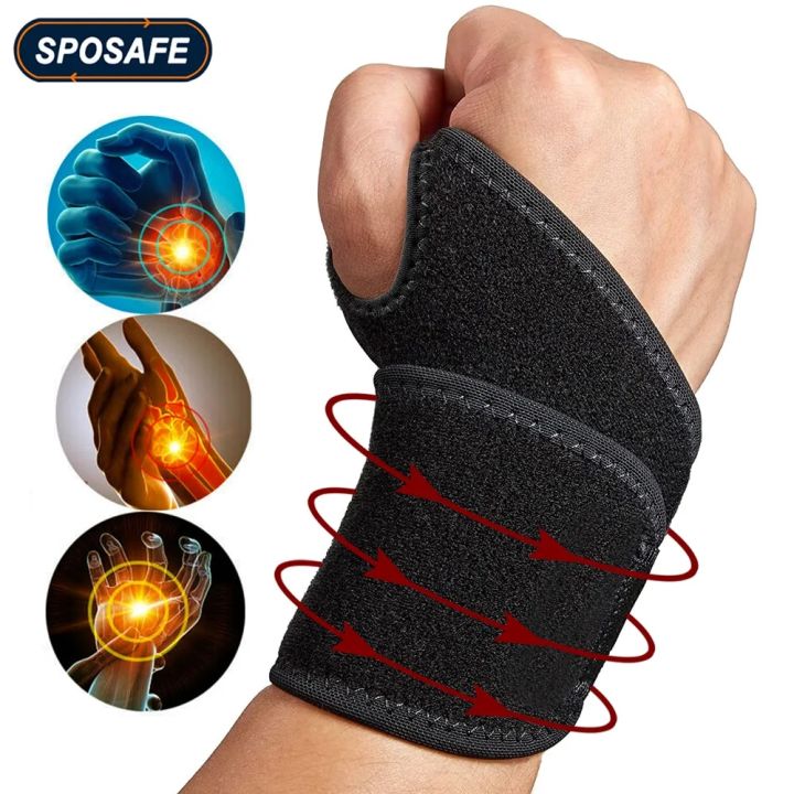 【KuaKe Mall】Sports Adjustable Compression Wrap Elastic Wrist Brace for Carpal Tunnel Arthritis and Tendinitis,Pain Relief