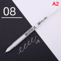 Sakura Gelly Roll Gel Pen White Color 0.5mm 0.8mm 1.0mm High Light Marke Pen Black Cardboard Art Painting Pen White Line Pens. 