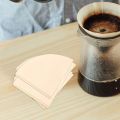 QUANBU V60 Filter Cup Special 102 Coffee Filter Paper Coffee Filter Papers Unbleached Original Wooden Drip Paper Cone Shape Coffee Tools. 
