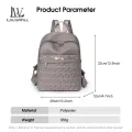 LouisWill Women’s Backpack Shoulder Bag Rivet Decoration Design Large Capacity Diamond Grid Backpack Lightweight Laptop Backpack Casual Zipper Packs Waterproof For Girls Teens Women’ Fashion Travel Study. 