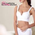 Muses Mall Women's Solid Color Push Up U-shaped Beauty Back Sports Bra with Wide Shoulder Straps Padded Sports Vest Brassiere. 