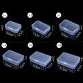 Mini Square Clear Plastic Small Box Jewelry Storage Container Beads Case Box. 