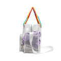 Transparent Bag Bag Waterproof Bag Swimming Storage Bag Shoulder Bag PVC Clear Shoulder Bag Fashion Shoulder Bag. 