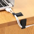 10pcs Reusable Cable Organizer Desk Wire Cable Tie Organizer Self Adhesive Cord Rope Holders Cord Protection Straps FUHENG. 