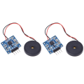 2PCS Piezoelectric Vibration Tapping Sensor Module. 