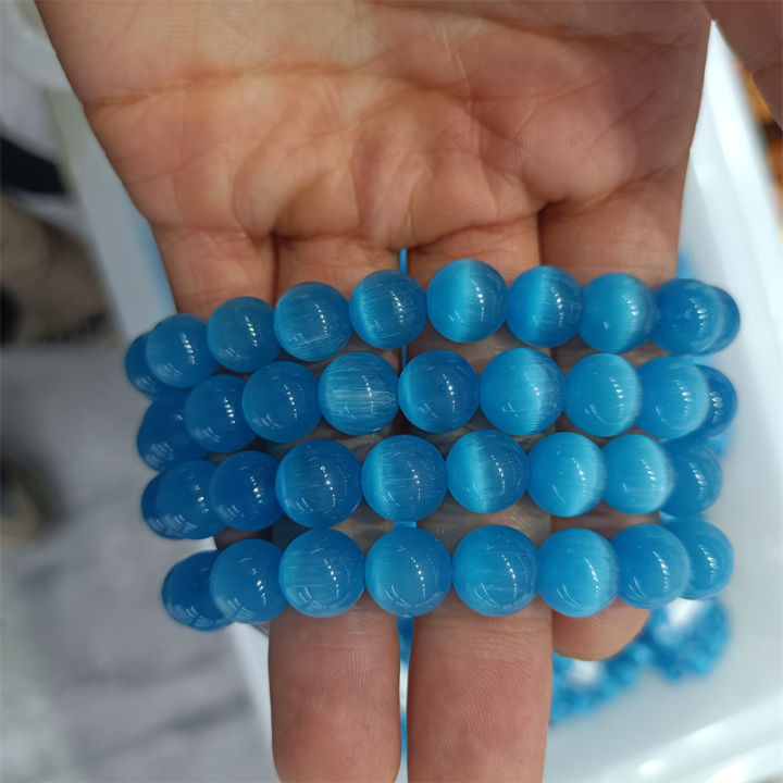 Natural%20Ocean%20Blue%20Cat%20Eye%20Stone%20Bracelet%20-%2010mm%20-%20Image%203