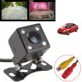 Universal Rear View Camera with 4 LED Car Rear View Camera, RCA Night Vision, Waterproof Parking Assistance Camera. 