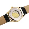 FEICHI Men Automatic Self Wind Skeleton Wristwatch Men Hollow Elegant Genuine Leather Strap Watches. 