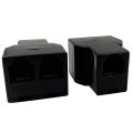5PCS RJ12 6P6C Coupler 2 Way RJ11 Telephone Cable Splitter Adapter Suitable For Telephone. 