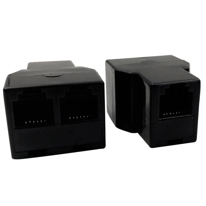 5PCS%20RJ12%206P6C%20Coupler%202%20Way%20RJ11%20Telephone%20Cable%20Splitter%20Adapter%20Suitable%20For%20Telephone%20-%20Image%202