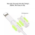 3pcs/Cable Protector For iPhone Charging Protection Wire Cable Winder USB Cord Saver Bite USB Cable Cover For iPhone USB Cable. 